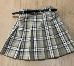 k*e様 GLOBAL WORKキッズプリーツスカート130 茶色