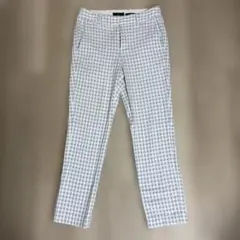 INDIVI カジュアルパンツ チェック柄のサムネイル