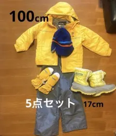 IGNIO スノーウェア　100 セット　ブーツ 17cm