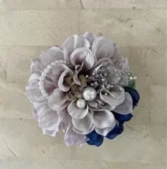 コサージュ/8 ラベンダークリーム　ハンドメイド　卒業式　入学式　セレモニー