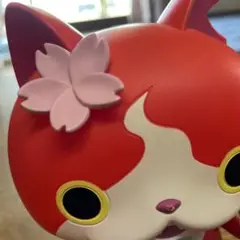極美品❤️妖怪ウォッチ❤️ジバニャンフィギュア「桜」桜餅❤️ソフビフィギュア