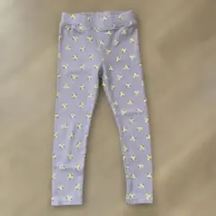 ZARA グレー 花柄 キッズレギンス 5years 110cm