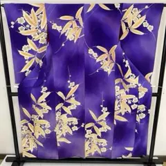 アンティーク 暈し染め 美しい花草 正絹 着物 i-2550aのサムネイル