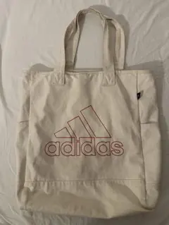 adidas トートバッグ アイボリー