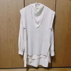 COCODEAL Vネック ニット レイヤードシャツのサムネイル