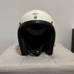 Bell 500TXJ アイボリー　Mサイズ　美品 使用極わずか 程度上 復刻モデル BELL ベル 500-TXJ アイボリー