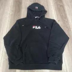 FILA プルオーバーパーカー ブラック