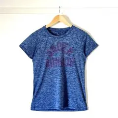 【今だけ大特価・美品】アンダーアーマー ストレッチTシャツ M 青 レディース