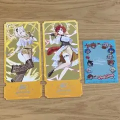 にじさんじ 8周年 特典 チケット風カード　ファイル　蝸堂みかる　ラトナ プティ