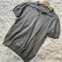 極美品✨ジョンスメドレー 30G ニットVネック Tシャツ スキッパーのサムネイル