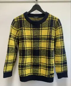 【美品】ブラックレーベルクレストブリッジ チェックニットトップス M