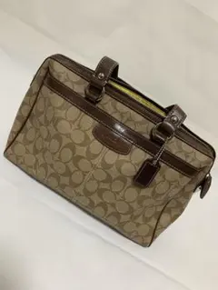 Coach ブラウンボストンバッグ　美品