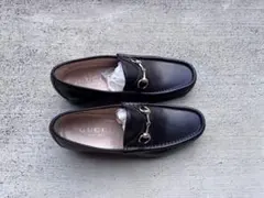 【箱付き】GUCCI ホースビット ローファー ブラック 41+E メンズ