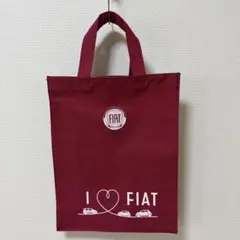 FIAT フィアット 500 トートバッグ I LOVE FIAT 未使用