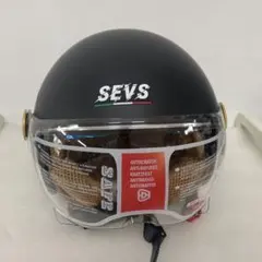 SEVS ジェットヘルメット ファイヤーパターンMサイズ56-57cm - メルカリ