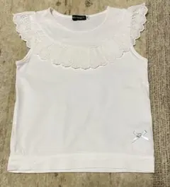Bebe ノースリーブ　トップス　白　120