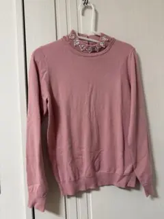 【2枚セット】earth music&ecology ビジュー付きニット M