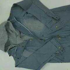 送料無料  激レア レディース デニム ジャケット フード パーカー ジーンズ