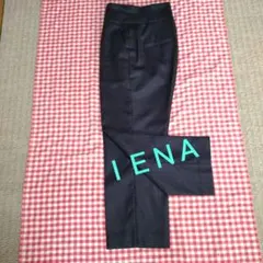 ★ダークブルー スラックス ハイウエスト★ＩＥＮＡ