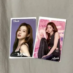 【サナ】TWICE オフライン くじ クリアステッカー