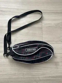 CONVERSE チェック柄ショルダーバッグ