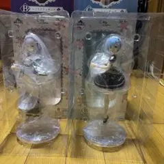 Re：ゼロから始める異世界生活エミリア　レム　フィギュア　一番くじ　箱付き