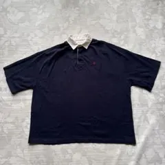 【人気】U.S. POLO ASSN. 半袖シャツ ネイビー M 綿100%のサムネイル