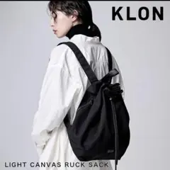 新年限定価格中】KLON ブラックリュック・バックパック - メルカリ