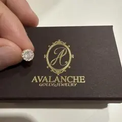 AVALANCHE ピアス 片耳用 ライトニング ダイヤモンド 0.06カラット