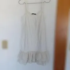 キャミワンピース 白