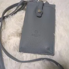 D.KELLY スマホショルダーバッグ グレー