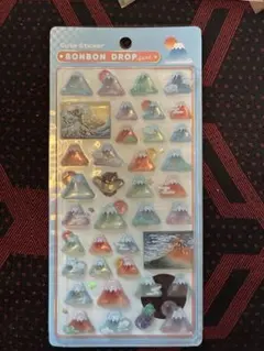 【即発送！正規品】ボンボンドロップシール 和柄 富士山