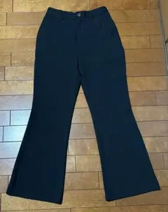 GU ブラック フレアパンツ M