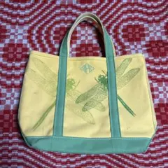 希少 L.L.Bean トートバッグ トンボプリント 90s