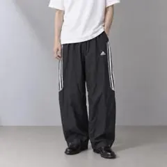 00s adidas アディダス 刺繍ロゴ トラックパンツ ワイド 2XO