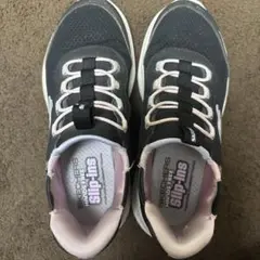 SKECHERS SLIP-INS ブラック/ピンク