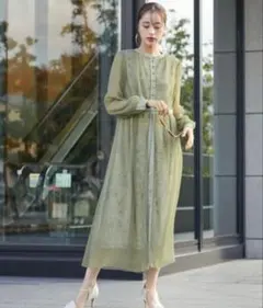 【美品・大きいサイズ】カラルス ワンピース ドレス 結婚式 オケージョン