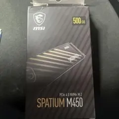 MSI SPATIUM M450 500GB 内蔵型SSDのサムネイル