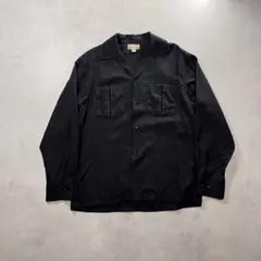 BAL バル ブラックレーヨン オープンカラーシャツ ギャバシャツ 2025年最新】レーヨンギャバ シャツ 黒の人気アイテム - メルカリ