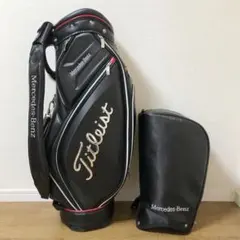 希少 Titleist メルセデス・ベンツ キャディバッグ グレー クロコ型