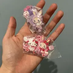 メゾピアノ ハローキティ カプセルラバーマスコット キーホルダー　ガチャ