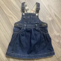 バーバリー デニムジャンバースカート80cm