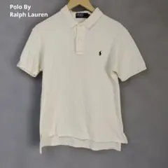 Polo By Ralph Lauren アイボリー 半袖ポロシャツ 刺繍ロゴ