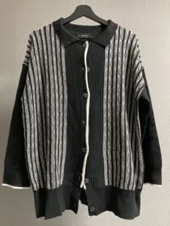 JEANASIS 오버사이즈 니트 F 블랙 지나시스