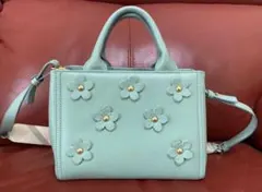 美品❇︎ブルーレーベルクレストブリッジ 2way サイドジップ ミニ 
