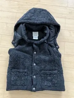 美品　CIAOPANIC TYPY フード付き中綿ニットベスト140-150