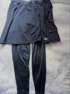【MIZUNO ミズノ】 レディース フィットネスウェア スカート付きレギンス