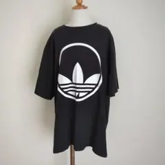 adidasOriginals トレフォイルロゴ プリント Ｔシャッ 黒