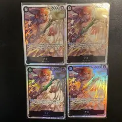 ワンピースカード神の島の冒険　ナミSR4枚セット