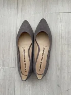 FABIO RUSCONI グレー フラットシューズ 38.5